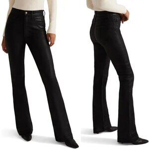 NWT New $228 Favorite Daughter The Valentina Boot Jeans In Obsidian Size 34